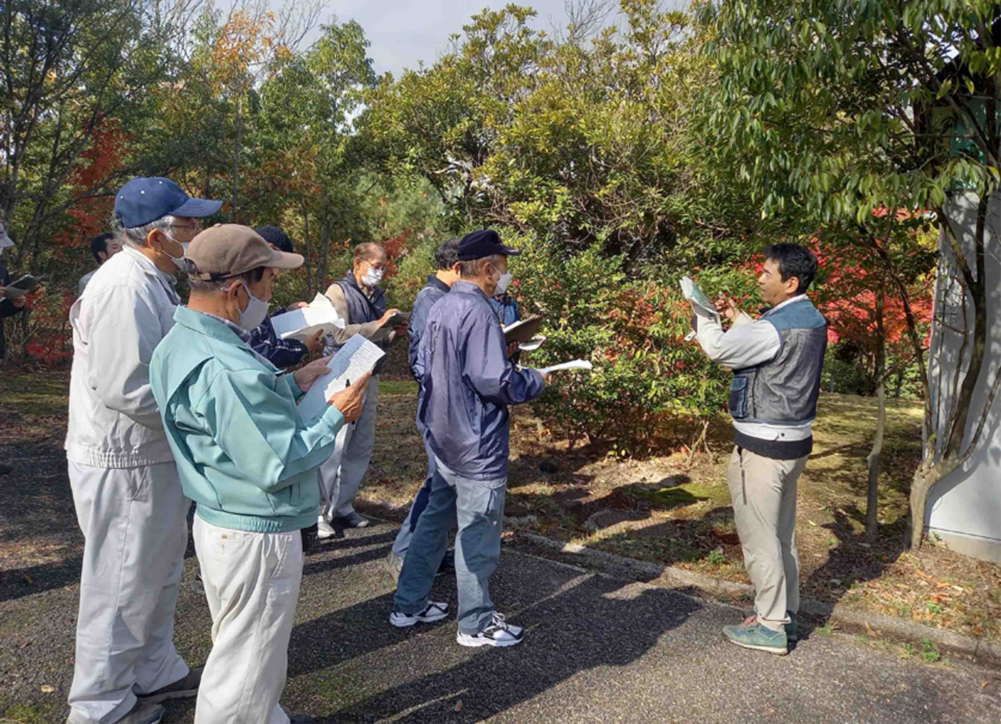 森林（里山）整備安全・技術研修会（森の達人研修会等）の写真